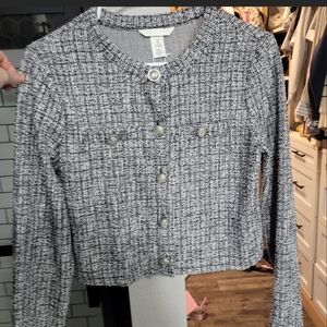 H&M women's boucle jacket never worn NWT size small